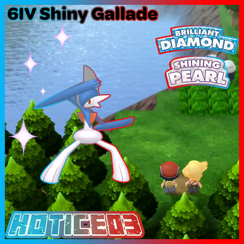 6iv shiny gallade - 6iv,