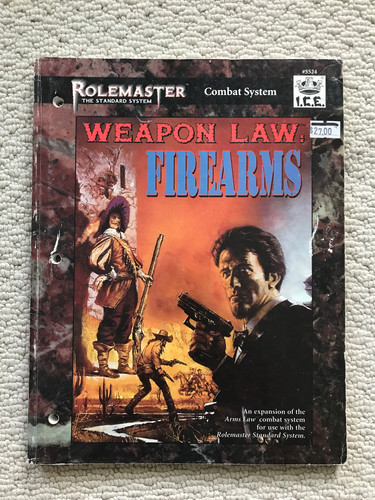 Rolemaster weapon law - rolemaster,